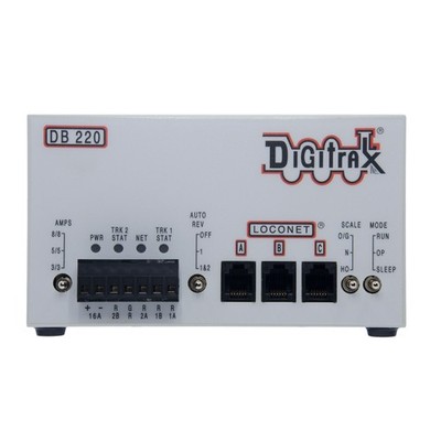 New Digitrax DB220 Dual 3/5/8 Amp AutoReversing DCC Booster - Loconet - Warranty