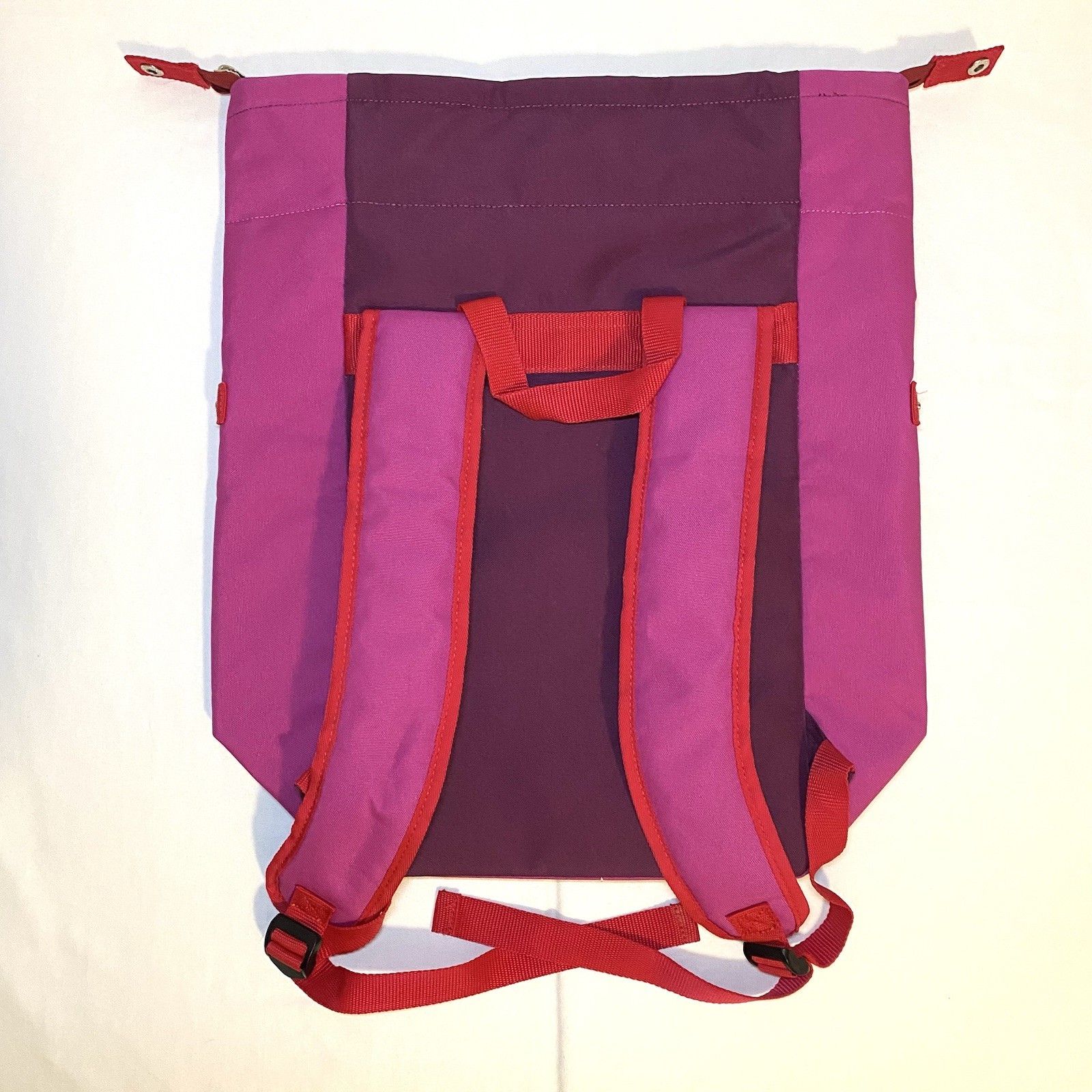 Rare Coca-Cola Spiced Insulated Zipper Bag Backpack W/ Snaps Coke Used