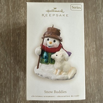Hallmark Keepsake Snow Buddies 2008 Ornament 11th In Series Snowman White Fox