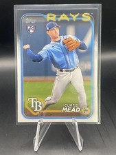 2024 Topps Series 1 - Curtis Mead #82 (RC) - Tampa Bay Rays