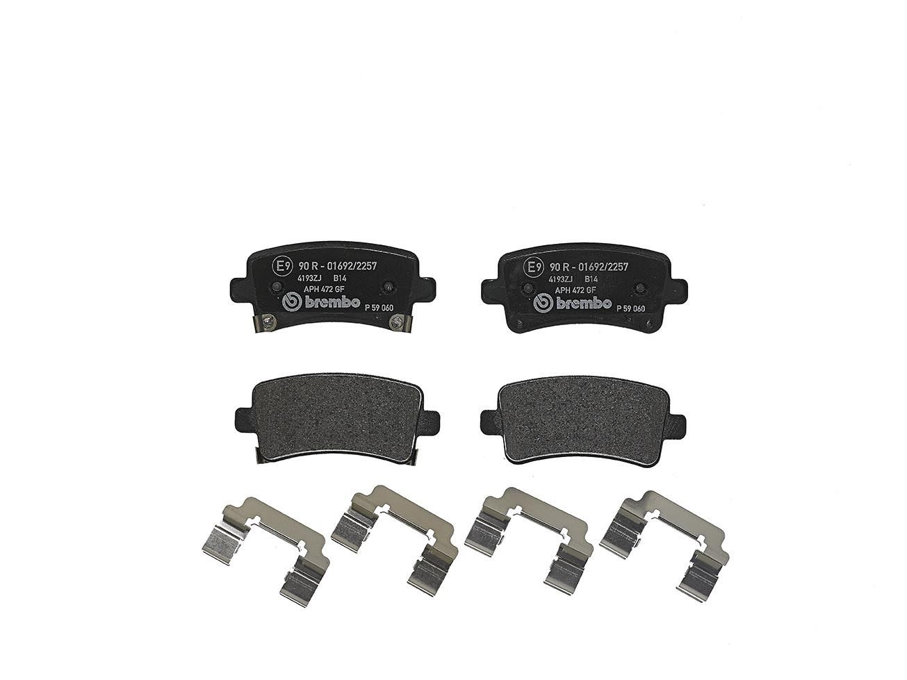 Für BREMBO KLOCKI SZCZEKI CYLINDERKI P 59 060 BRAKE PADS OPEL INSIGNIA - Bild 7