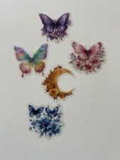 Butterfly Floral Stickers