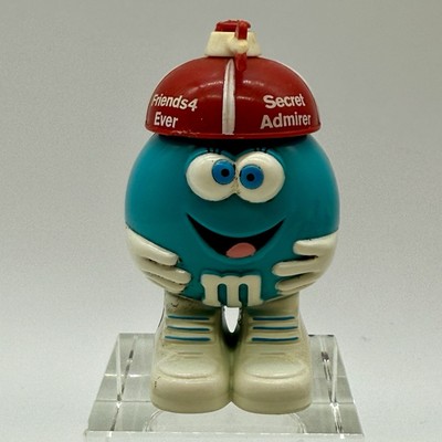 M&M's Mini Character Valentine Theme Blue With Red Spinning Arrow Hat 3.5 