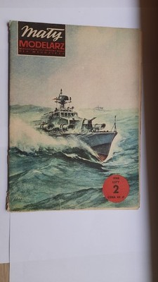 Maly modelarz 2 1985 Kuter Szerszen DDR Torpedoboat Kartonmodell Kombiversand