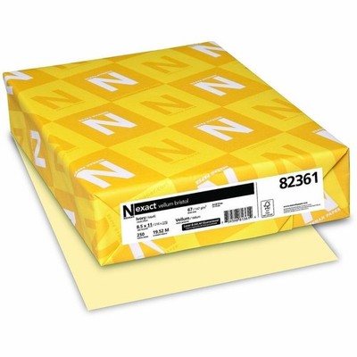 Neenah 82361 Ivory Vellum Paper, 8.5 x 11, 67lb (147 g/m2), 250 Sheets