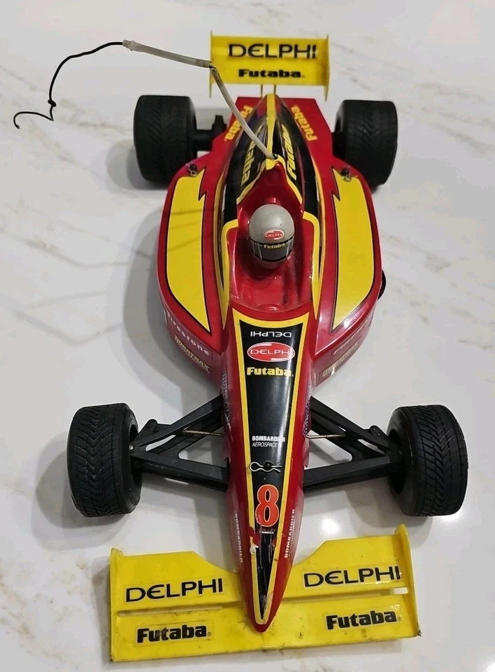 Duratrax Futaba Delphi Indy Car 1/10 RTR RC con control remoto ¡¡SIN PROBAR!!! Foto 4 de 4