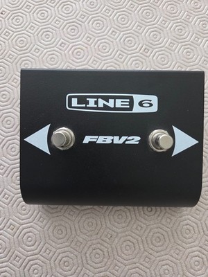 Line 6 FBV2 2 Tasten Fußschalter kompatibel mit Line 6 Modellbau Verstärker