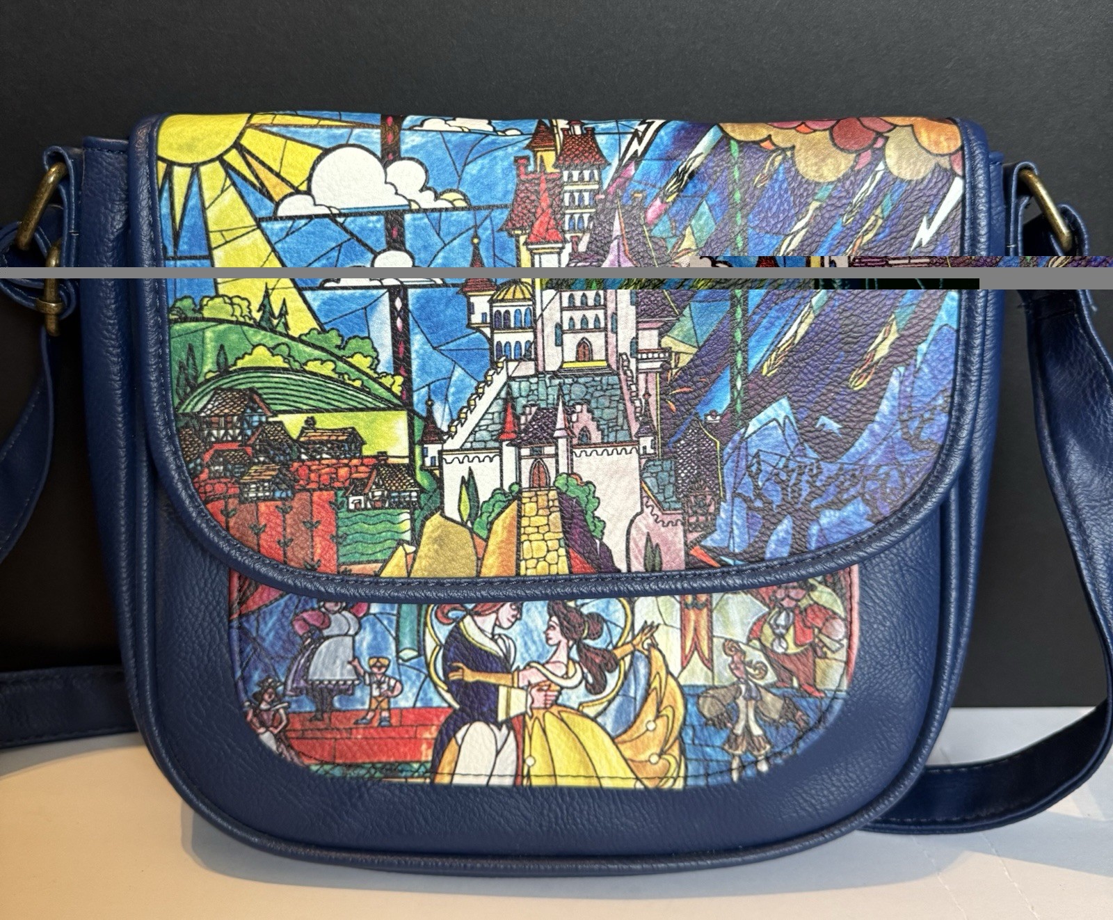 Disney Loungefly Beauty and the Beast crossbody - image 1