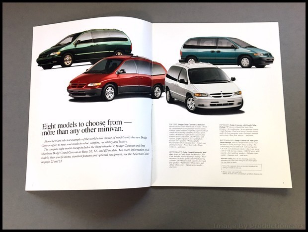 1996 Dodge Caravan and Grand Caravan Van Original 24-page Car