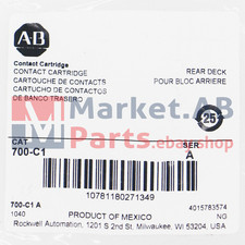 New Factory Sealed Allen-Bradley 700-C1 Allen Bradley Contact Cartridge 700C1