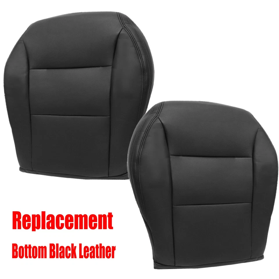 Cubierta de asiento de cuero negra inferior delantera para Mercedes Benz CLA250 2014 A 2015 Foto 2 de 4