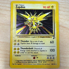 Wizards of the Coast Zapdos 20/130 Base Set 2 Holo Rare EN 1999 90 HP on eBay