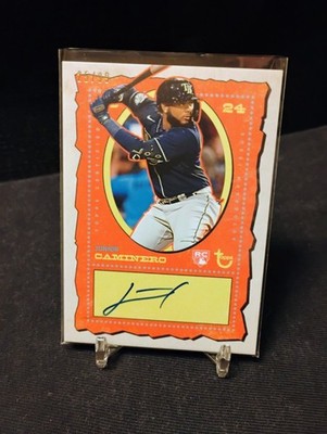 Junior CAMINERO RC AUTO /99 Topps Brooklyn Collection 2024 ON CARD AC-JCA 🔥