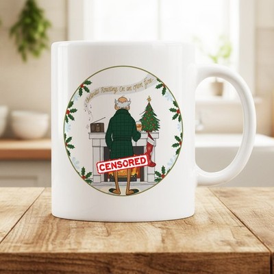 Unhöfliche Weihnachtstasse | Lustiges Weihnachtsgeschenk / Geschenk für Ihn Sie ''Kastanienbraten''