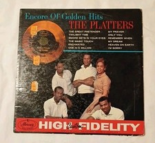 THE PLATTERS ENCORE OF GOLDEN HITS LP 12" VINYL RECORD VG MERCURY MONO