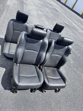Ram Laramie Black Leather Crew Cab Seats 13-18 1500 2500 3500