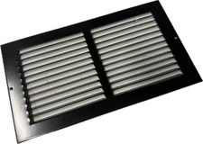 Continental Industries 12 x 6 Return Air Grille Cover Black