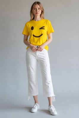 Pantalon cargo blanc Lois style Street wear