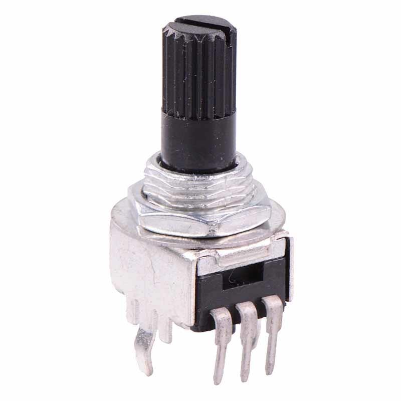 250K Linear 9mm Potentiometer Knurled 6mm Shaft