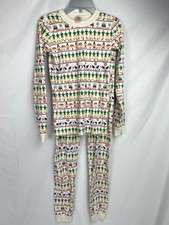 Hanna Andersson PJ Set Kids 160 US 14 Buddy Elf Movie Long John Christmas Raised