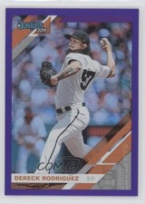 2019 Panini Donruss Holo Purple Dereck Rodriguez #178 1n5