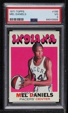 1971-72 Topps Mel Daniels #195 PSA 3 HOF 8sr