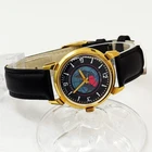 Sputnik Satellite Marriage wristwatch Stainless Steel PVD Case Poljot 2409 USSR