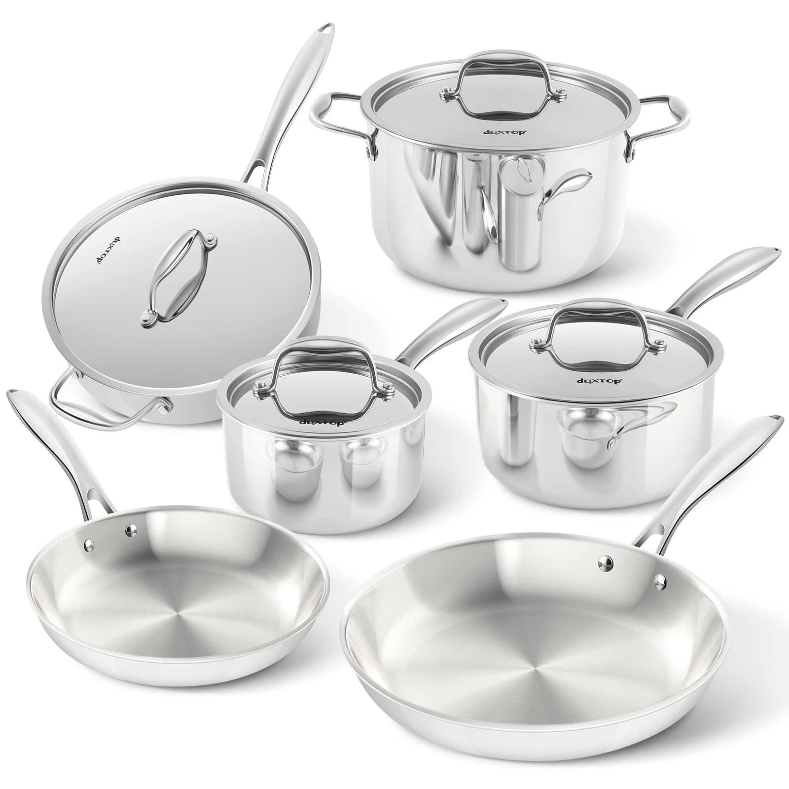 Duxtop Whole-Clad Tri-Ply Stainless Steel Cookware