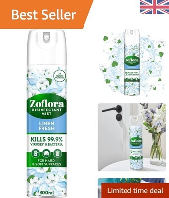 Leinen Duft Desinfektionsnebel Spray 300ml - tötet 99,9% Keime mühelos ab