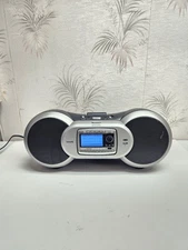 Sirius Satellite Sportster SP-B1 Boombox Speaker SP-R2 w/ Antenna & Power Cords