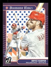2021 Donruss #18 Bryce Harper Independence Day Philadelphia Phillies