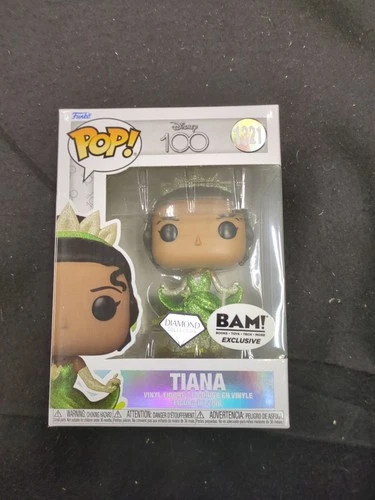 Funko Pop! Disney 100 The Princess & The Frog 1321 Tiana Diamond BAM Exclusive