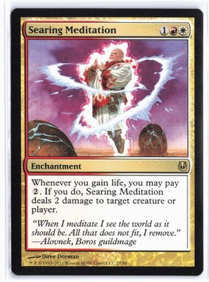 Searing Meditation Duel Decks: Nicol Bolas Vs. Ajani Regular