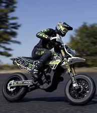 New LOSI 1/4 Promoto-SM FXR Supermoto Motorcycle RTR LOS-2272