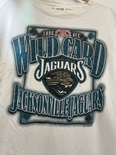 Jacksonville Jaguars Vintage 1996 Wild Card T Shirt Large