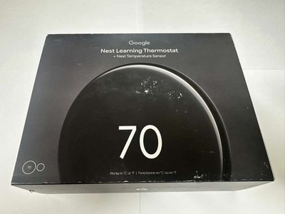 Google Nest Learning Thermostat Obsidian 4th Gen Temperature Sensor 2nd Gen #35