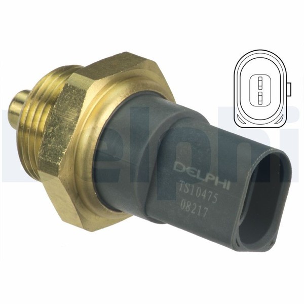 KÜHlmitteltemperatursensor FÜR Audi A1 Sportback (8XA, 8XF) - Delphi TS10475-image