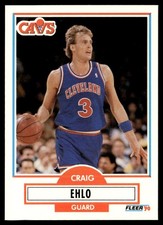 1990-91 Fleer Craig Ehlo Cleveland Cavaliers #32