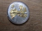 2014 Gold Glided Uncirculated American Silver Eagle 1 ounce U S mint