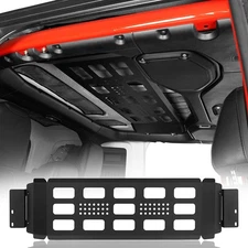 Wrangler JLU Rear Overhead MOLLE Panel Top Storage Rack Interior Cargo Shelf