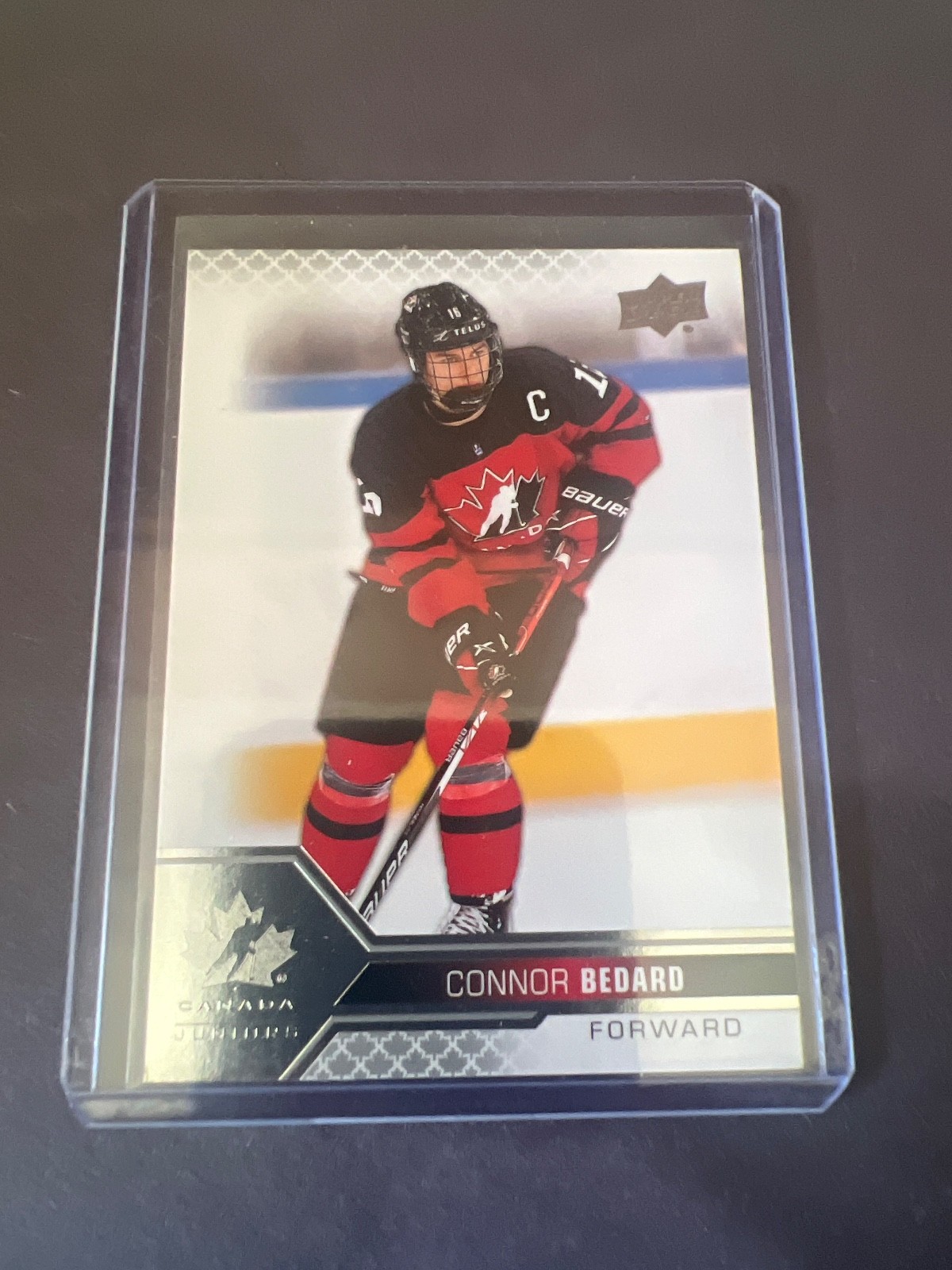 Connor Bedard #2 2022 Team Canada Juniors Upper Deck Blackhawks