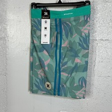 Hurley Men's Phantom Tailgate Boardshort 18" Tropical Mist, 34 60