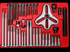 Snap On Cj98e 46 Piece Sae And Metric Bolt Grip Puller Set Usa Complete