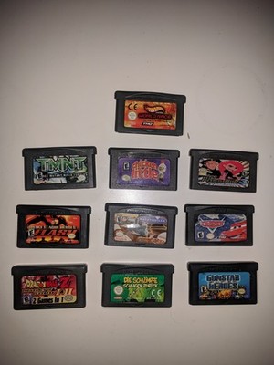 10 GBA Gameboy Advance Spiele