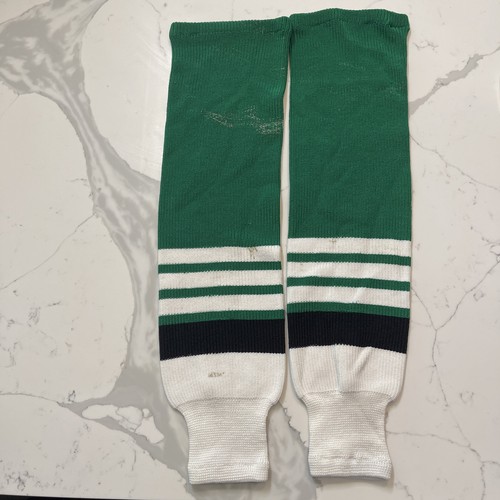 Mens Hockey Socks XL 30” Green/White/Black Good Condition.