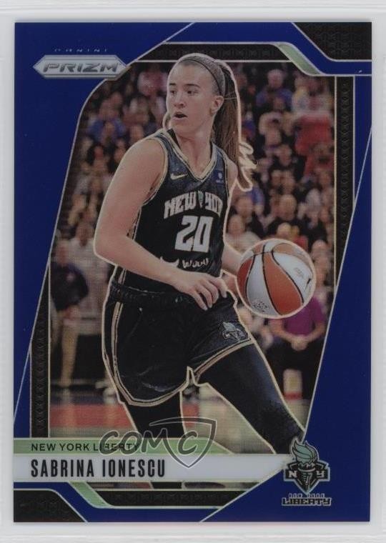 2024 Panini Prizm WNBA Blue Prizm 141/199 Sabrina Ionescu #17 1c49