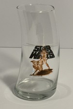 Star Wars Curved Drinking Glass - Super Rare - 2005