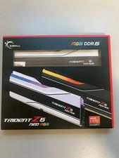 G.Skill Trident Z5 Neo RGB 32GB 2 x 16GB DDR5 6400MT/s CL32 White Memory NEW