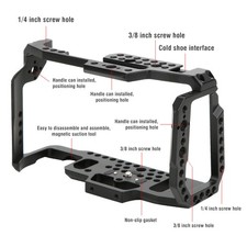 Aluminium Alloy Wear Resistant Camera Cage Extension Frame Kit For BMPCC 4K/6K