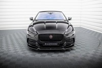 Maxton Design Frontlippe V.2 Passend FüR Jaguar XE X760 FL Schwarz Hochglanz
